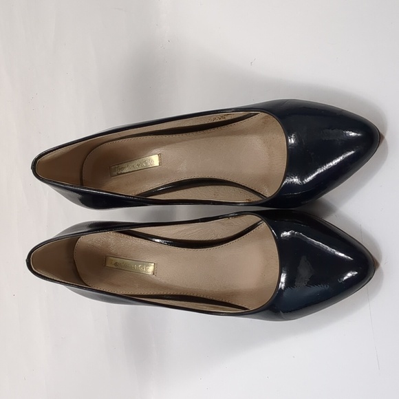 Louise et Cie Landon Block Heel Pumps Black Size 10 - Picture 2 of 8